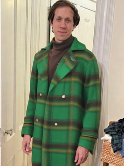 ComfyUI example: Tom in a green coat